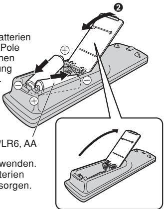 PANASONIC SC-HT340 - Vorbereiten der Fernbedienung - 1