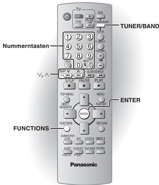 PANASONIC SC-HT340 - Verwendung des Radios - 2