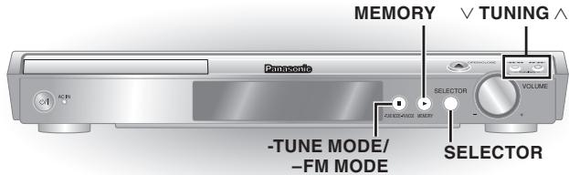 PANASONIC SC-HT340 - Verwendung des Radios - 1