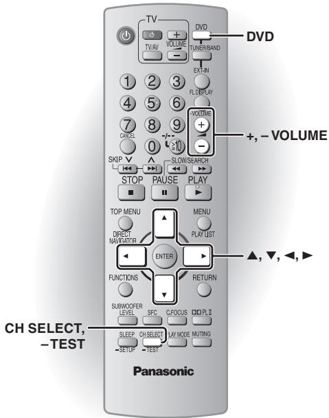 PANASONIC SC-HT340 - Drücken Sie [SUBWOOFER LEVEL]. - 1