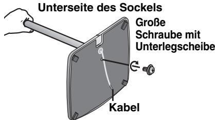 PANASONIC SC-HT520 - ② Setzen Sie das Ständerbein ein. - 2