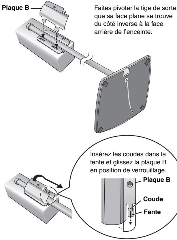 PANASONIC SC-HT520 - Fixez les supports aux enceintes avant et surround. - 3