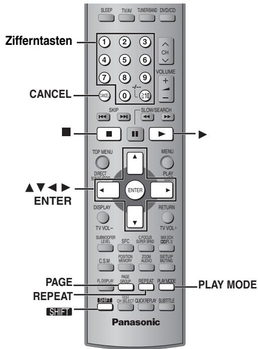 PANASONIC SC-HT520 - Drücken Sie [SHIFT]+[PAGE]. - 1