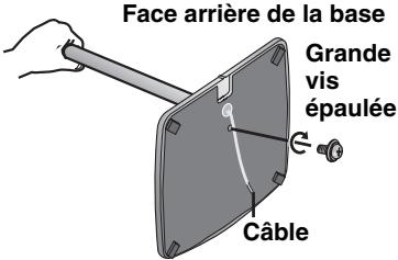PANASONIC SC-HT520 - Fixez la tige à la base. - 3