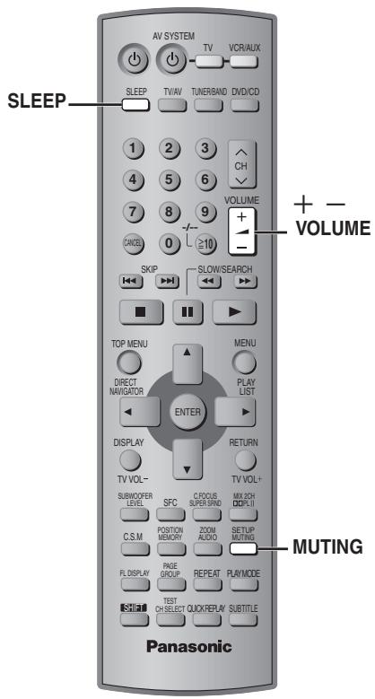SLEEP AV SYSTEM TV VCR/AUX SLEEP TV/W TUNER/BAND DVD/CD 1 2 3 CH 4 5 6 VOLUME 7 8 9 + - CANCEL 0 ≥10 SKIP SLOW/SEARCH TOP MENU MENU DIRECT NAVIGATOR PLAY LIST ENTER DISPLAY RETURN TV VOL- SUBW/OFER LEVEL SFC C/COCUS SUPER SIND MX 2DH D/DPLI C.S.M POSITION MEMORY ZOOM AUDIO SETUP MUTING FL DISPLAY PAGE GROUP REPEAT PLAYMODE TEST CH/SJECT QUICK/REPLAY SUBTITLE MUTING Panasonic
