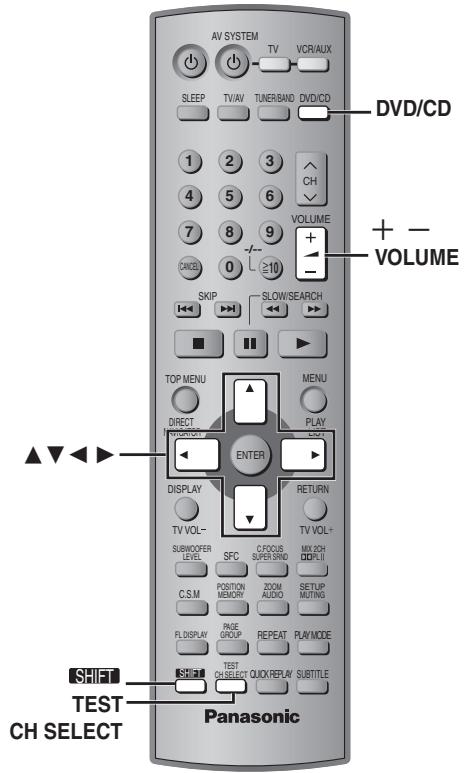 AV SYSTEM TV VCR/AUX SLEEP TV/AV TUNER/BAND DVD/CD DVD/CD 1 2 3 CH 4 5 6 VOLUME 7 8 9 + - CANCEL 0 10 + - VOLUME SKIP SLOW/SEARCH TOP MENU MENU DIRECT PLAY ENTER DISPLAY RETURN TV VOL- SUBWOOFER LEVEL SFC C.FOCUS SUPER SRND MX ICH C.S.M POSITION MEMORY ZOOM AUDIO SETUP MOTING FL DISPLAY PAGE GROUP REPEAT PLAYMODE TEST CH SELECT QUICK/REPLAY SUBTITLE SHIFT TEST CH SELECT Panasonic