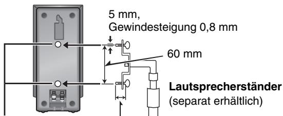PANASONIC SC-HT535 - ■ Befestigung an Laatsprecherständern (separatehältlich) - 1
