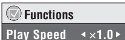 PANASONIC SC-HT535 - Appuyez plusieurs fois sur [SHIFT]+[PLAY SPEED] pour sélectionner "Normal", "Fast" ou "Slow". - 1