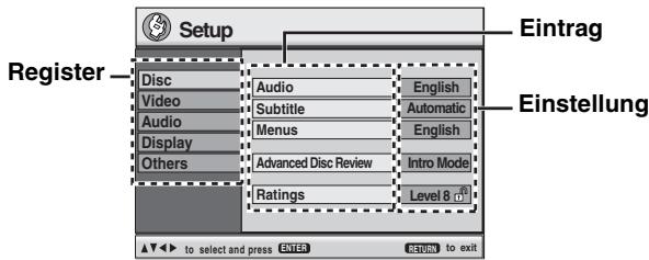 PANASONIC SC-HT535 - Other Settings (Sonstige Einstellungen) - 2