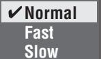 PANASONIC SC-HT535 - Premere [SHIFT] + [PLAY SPEED] più vite per selezionare "Normal", "Fast" o "Slow". - 2