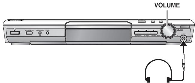 PANASONIC SC-HT535 - Ridurre il volume e collegare la cuffia (non fornita). - 1