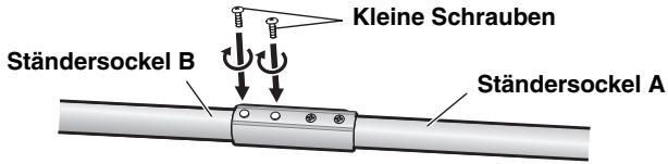 PANASONIC SC-HT535 - Sichern Sie die Ständersockel. - 1