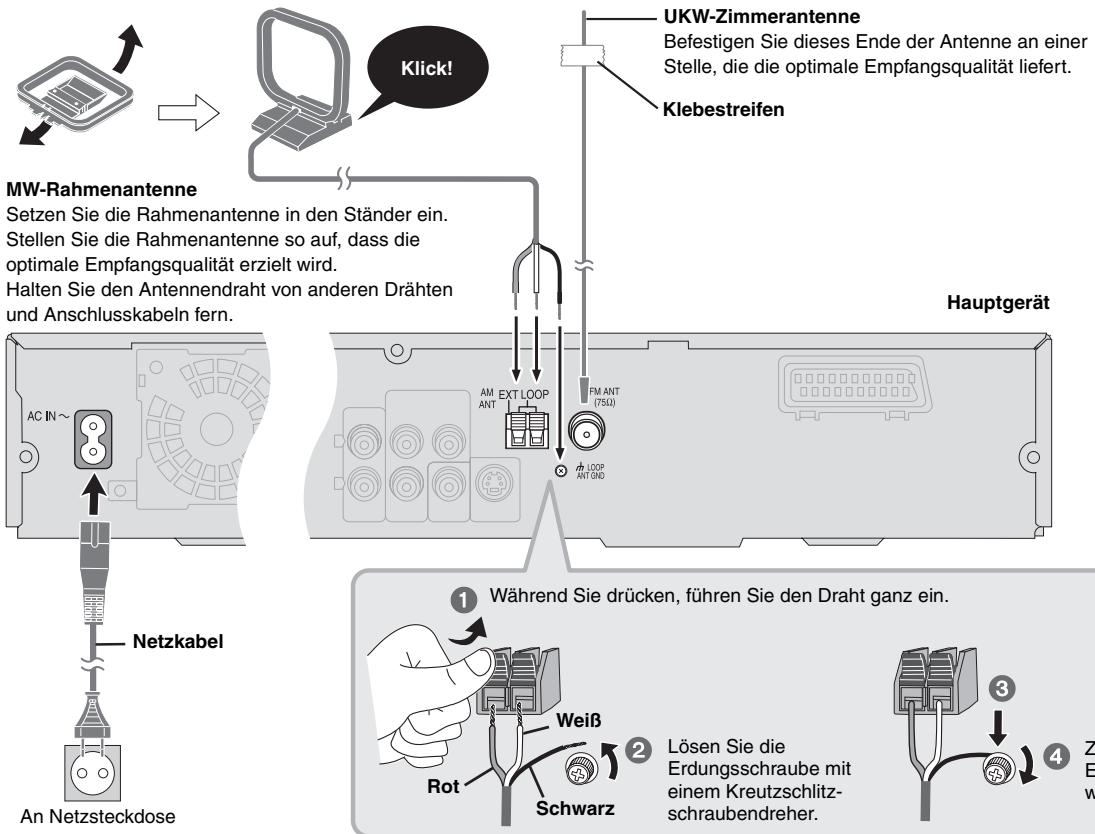 PANASONIC SC-HT540 - SCHRITT5 Radio- und Netzkabelanschlüsse - 4