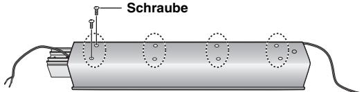 PANASONIC SC-HT540 - Erneute Anbringung des Laufsprecherkabels am Ständer - 1