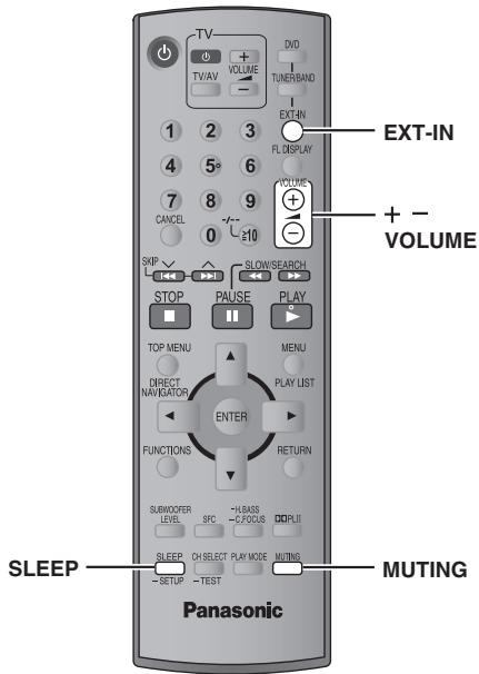 PANASONIC SC-HT540 - Justieren des Laufsprecher-Ausgangspegels während der Wiedergabe - 3