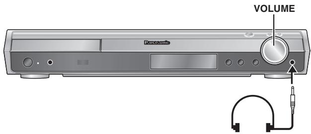 PANASONIC SC-HT540 - Baissez le volume et raccordez le casque (non fourni). - 1