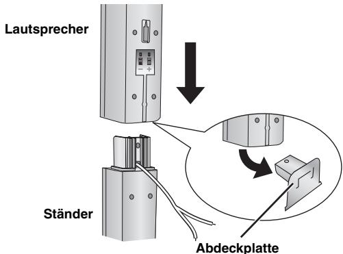 PANASONIC SC-HT540 - Bringen Sie den Laufsprecher am Ständer an. - 2