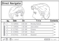PANASONIC SC-HT540 - Drucken Sie [DIRECT NAVIGATOR]. - 1