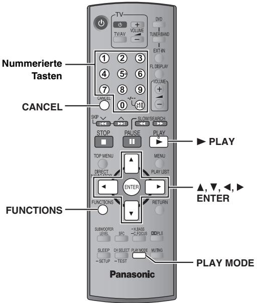 PANASONIC SC-HT540 - Verwendend der Fernbediedung - 2
