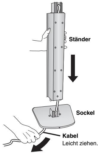 PANASONIC SC-HT540 - Bringen Sie den Ständer am Sockel an. - 2