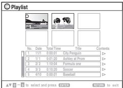 PANASONIC SC-HT540 - Appuyez sur [PLAY LIST]. - 1