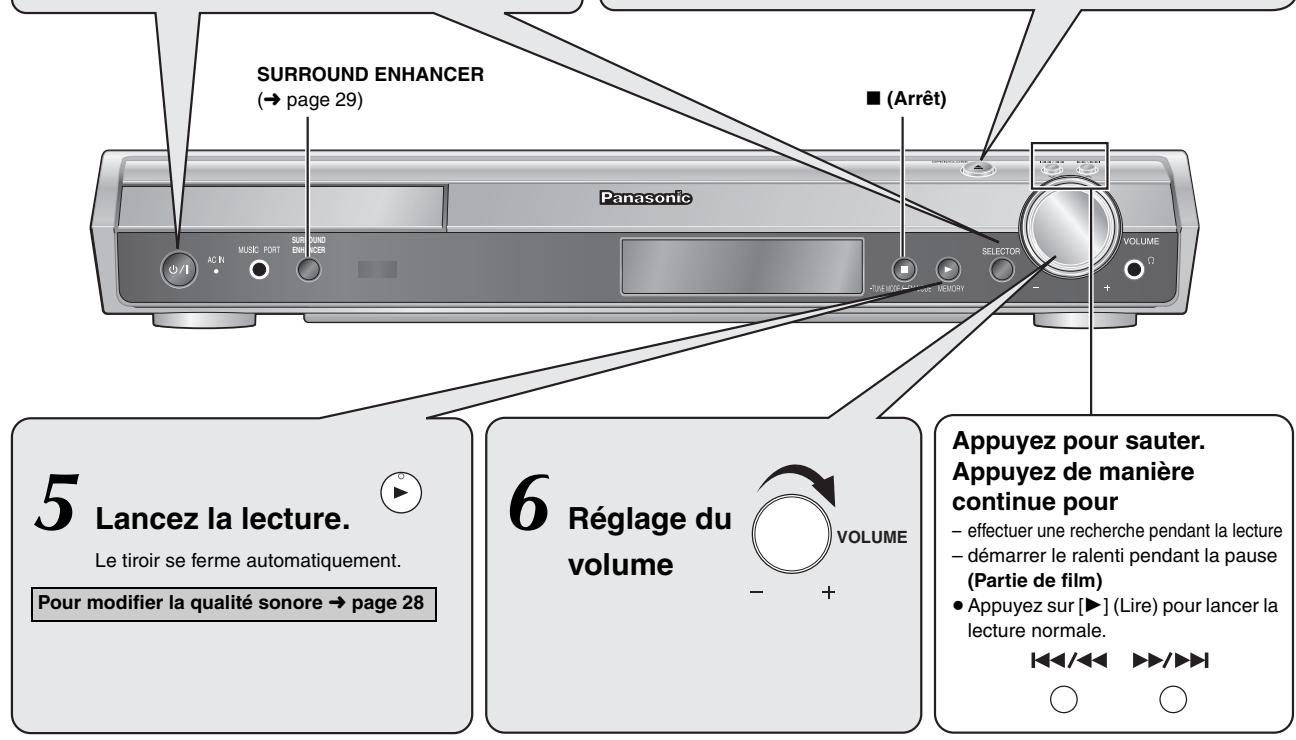 PANASONIC SC-HT540 - Utilisation de l'appareil principal - 3