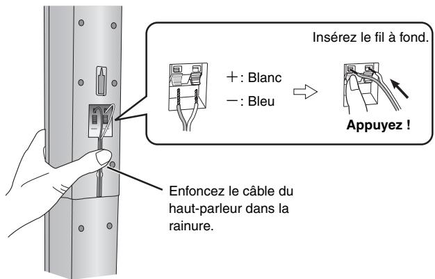 PANASONIC SC-HT540 - Fixez le haut-parleur au support. - 4
