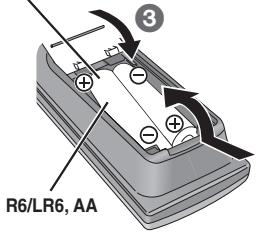 PANASONIC SC-HT540 - SCHRITT6 Vorbereiten der Fernbedienung - 3