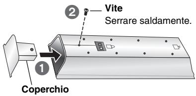 PANASONIC SC-HT540 - Preparativi per i diffusori anteriori e surround (HT540 solo diffusori anteriori) - 2