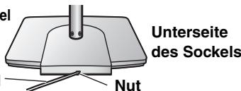 PANASONIC SC-HT845 - Sichern Sie die Laufsprecherkabel an den Sockeln. - 1