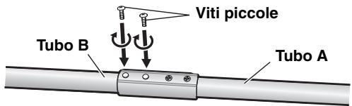 PANASONIC SC-HT845 - Fissare i tubi. Accertarsi che le viti siano strette saldamente. - 1