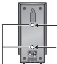 PANASONIC SC-HT845 - ■ Montaggio dei supporti dei diffusori (non forniti) - 1