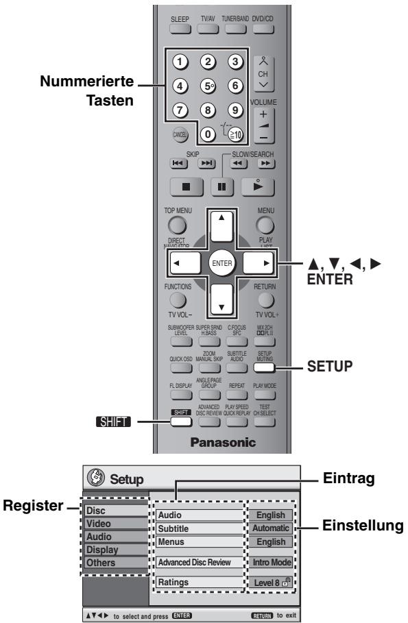 PANASONIC SC-HT845 - Other Settings (Sonstige Einstellungen) - 1