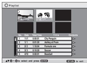 PANASONIC SC-HT845 - Wiedergabe einer Abspielliste - 1
