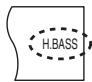 PANASONIC SC-HT855 - Drucken Sie [-H.BASS]. - 1