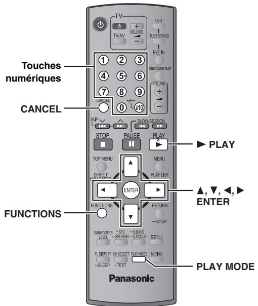 PANASONIC SC-HT855 - Utilisation de la télécommande - 2