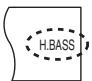 PANASONIC SC-HT855 - Appuyez sur [-H.BASS]. - 1