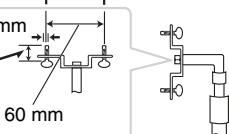 PANASONIC SC-HT855 - Montaggio dei supporti dei diffusori (non forniti) (Eccetto diffusori anteriors) - 2