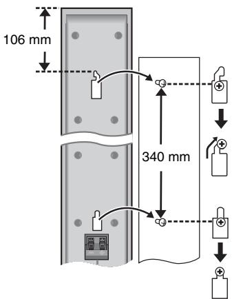PANASONIC SC-HT855 - Preparazione per i diffusori anteriorsi - 4