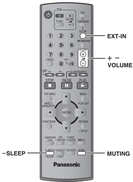 PANASONIC SC-HT855 - Justieren des Laufsprecher-Ausgangspegels während der Wiedergabe - 3