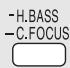 PANASONIC SC-HT855 - Enfatizzazione dei bassi: H.BASS - 1