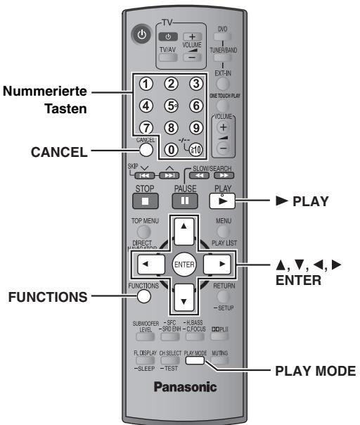 PANASONIC SC-HT855 - Verwendend der Fernbedienung - 2