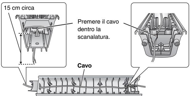 PANASONIC SC-HT855 - Riaggancio del cavo del diffusore al supporto - 2