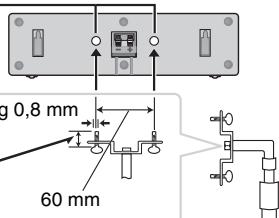 PANASONIC SC-HT855 - ■ Befestigung an Laatsprecherständern - 1