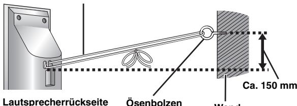 PANASONIC SC-HT855 - Sichern der Laatsprecher gegen Umfallen - 1
