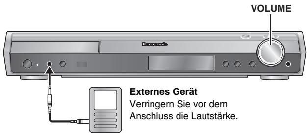 PANASONIC SC-HT855 - Verringern Sie die Lautstärke, bevor Sie ein externes Gerät (separate erhalten) anschließen. - 1