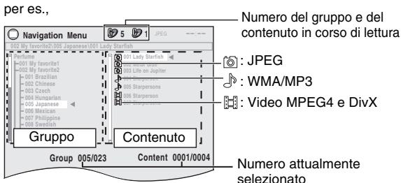 PANASONIC SC-HT855 - Riproduzione dall'elemento selezionato (Navigation Menu) - 1