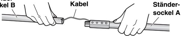 kel B Kabel Ständer- sockel A
