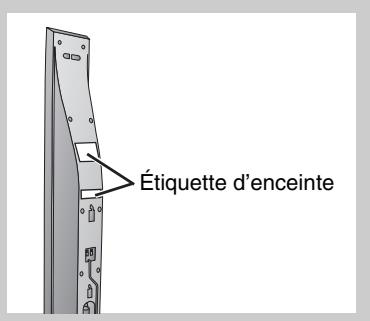 Étiquette d'enceinte