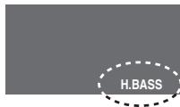 PANASONIC SC-HT885 - Drücken Sie [H.BASS]. - 1